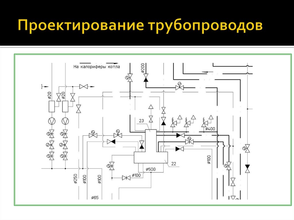 Проектирование трубопроводов