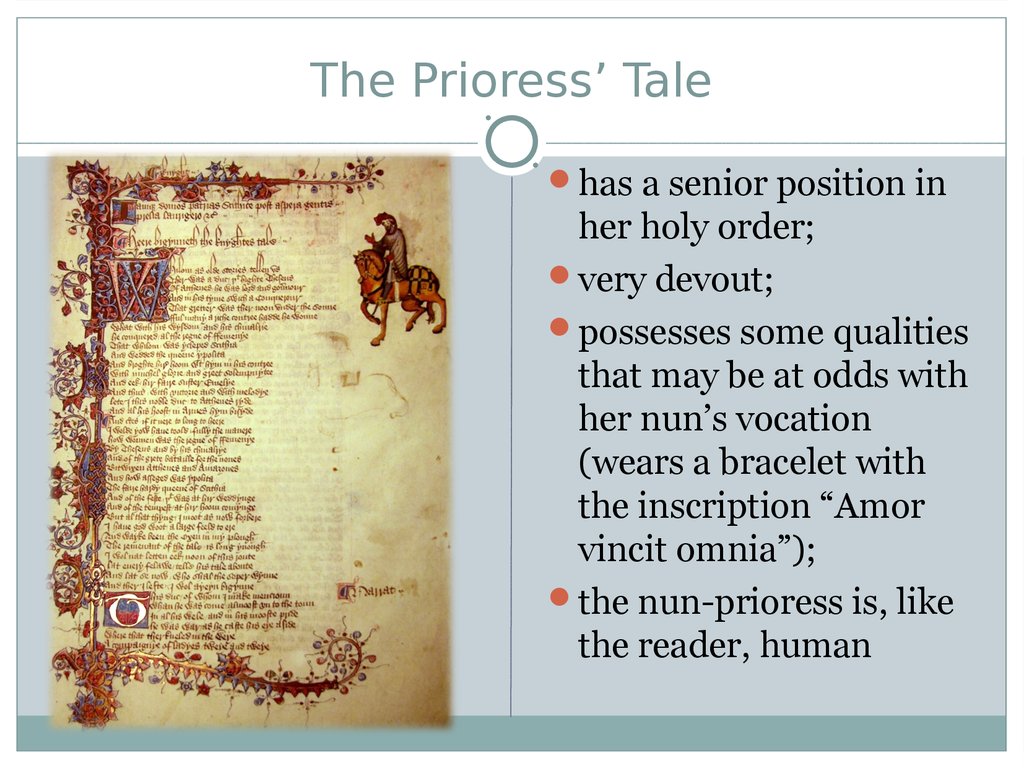 The Prioress’ Tale