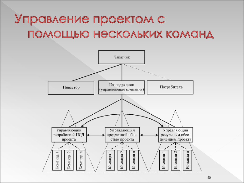 Схема управления проекта