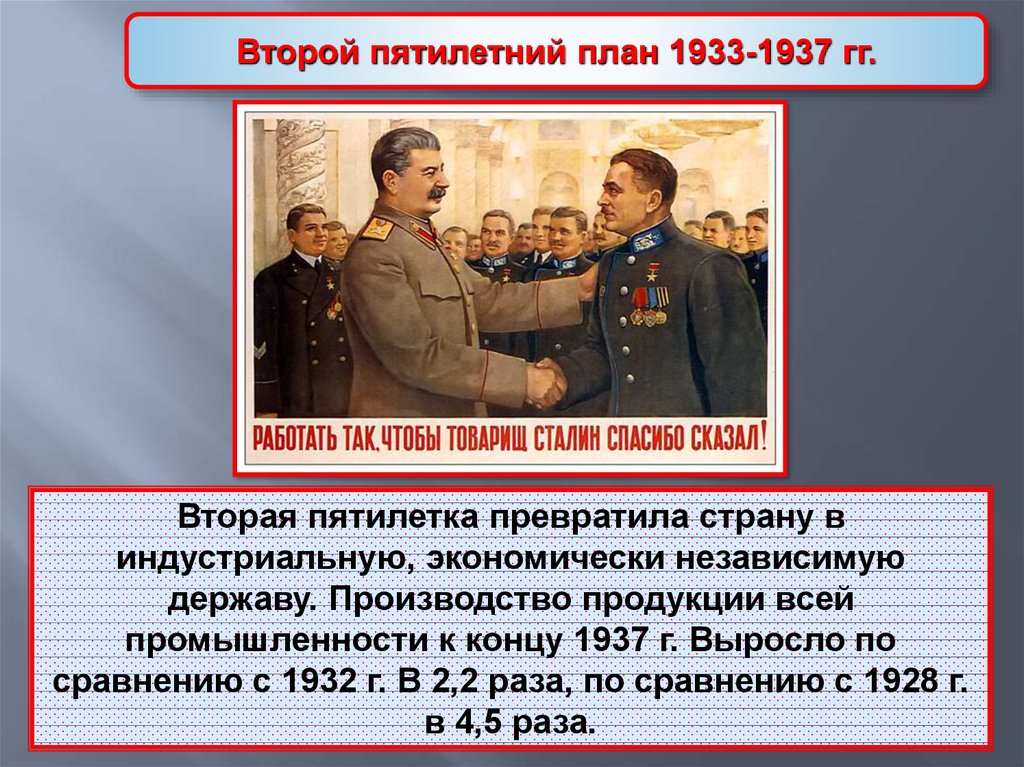 Годы сталинских пятилеток. Второй пятилетний план 1933 1937 г.г. Стройки второй Пятилетки 1933-1937. Задачи второй Пятилетки 1933-1937. Вторая пятилетка индустриализации.