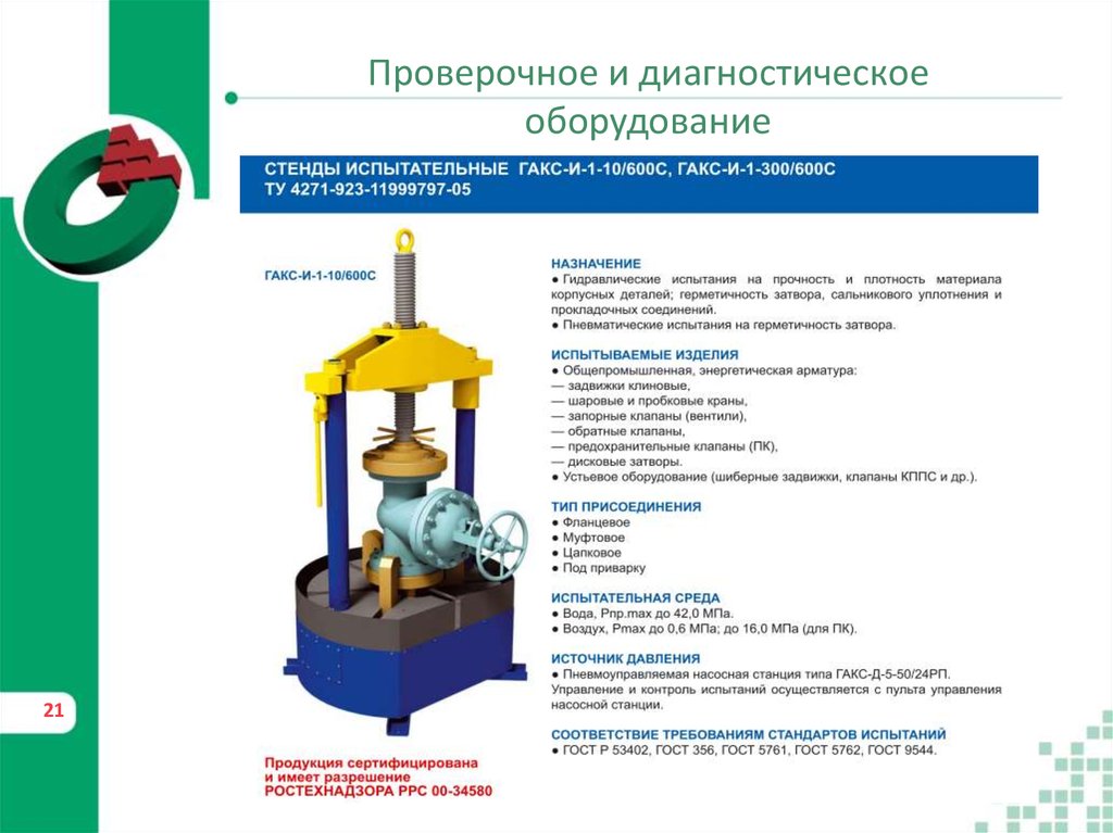 Проверочное и диагностическое оборудование