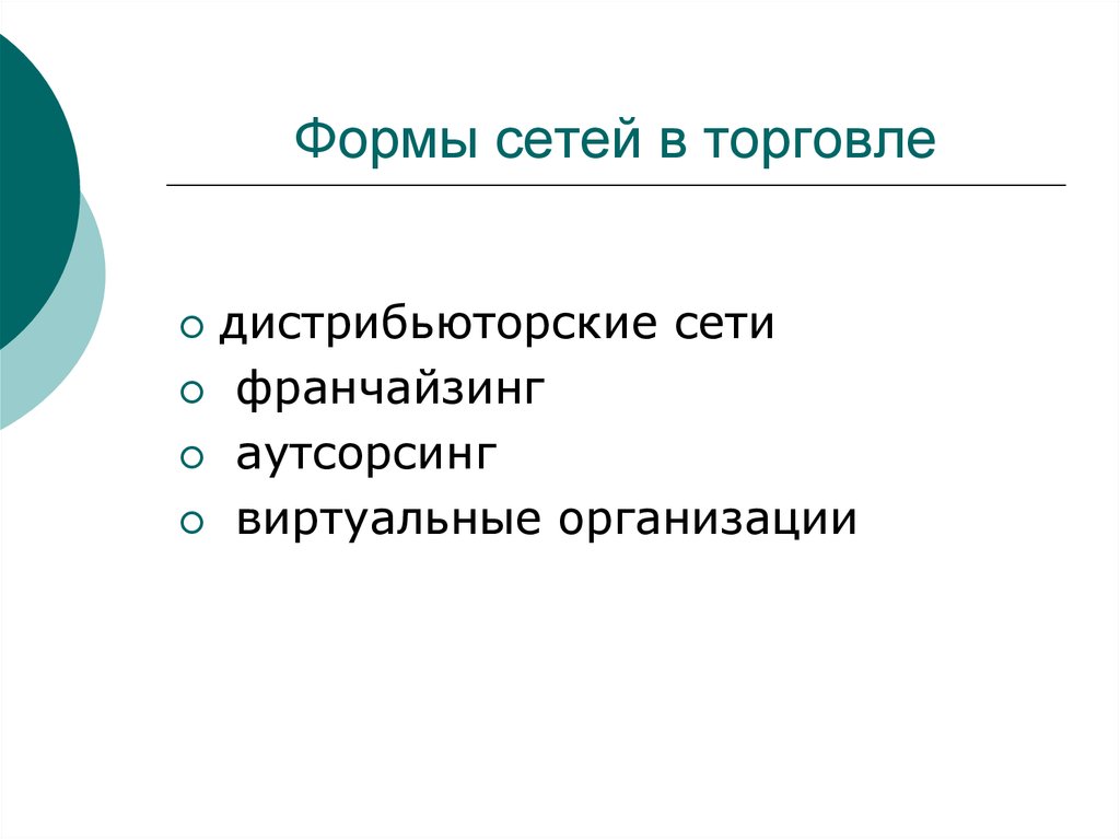 Форма сети