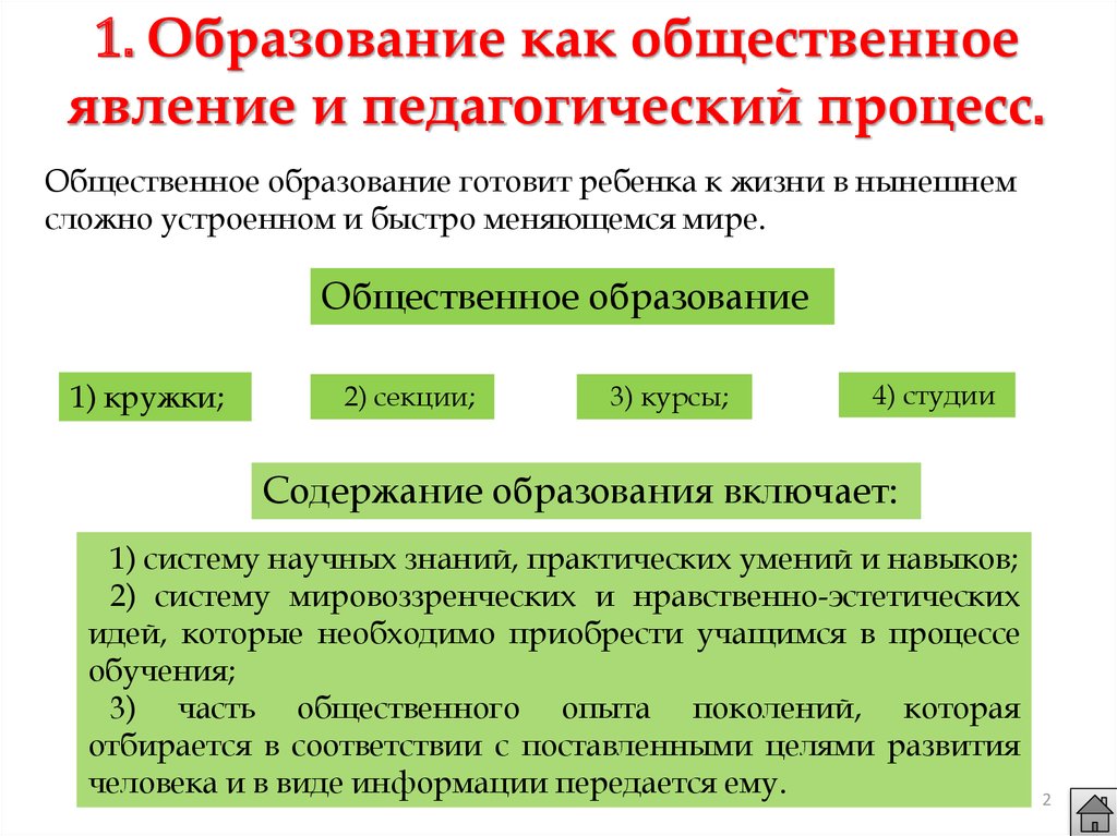 Образование является процессом. Педагогика образование как Общественное явление. Образование как Общественное явление и педагогический процесс. Обучение как Общественное явление. Образование как социальное явление и педагогический процесс.