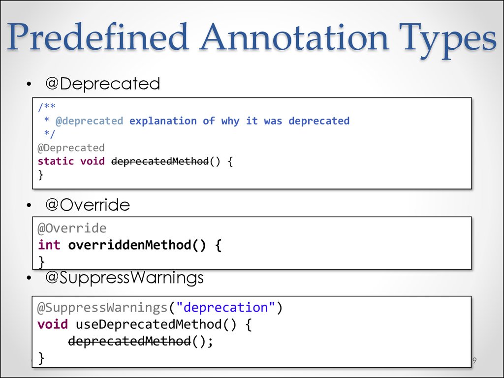 Annotation type expected. Annotation.