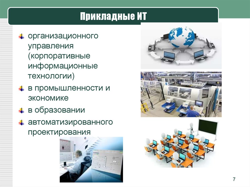 Презентация на тему информационные технологии в промышленности