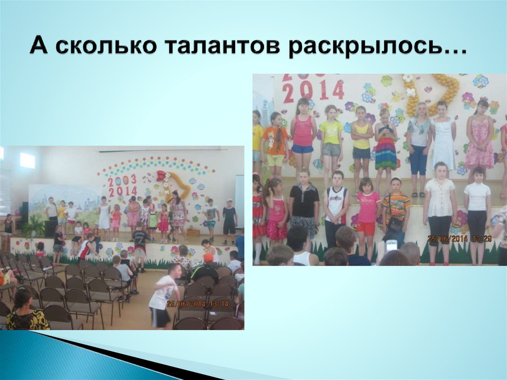 А сколько талантов раскрылось…