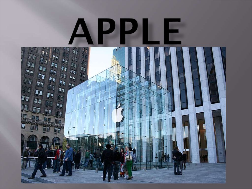 Презентация apple store