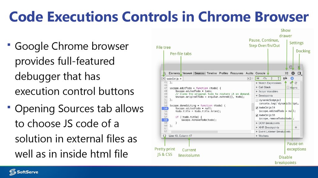 Code Executions Controls in Chrome Browser