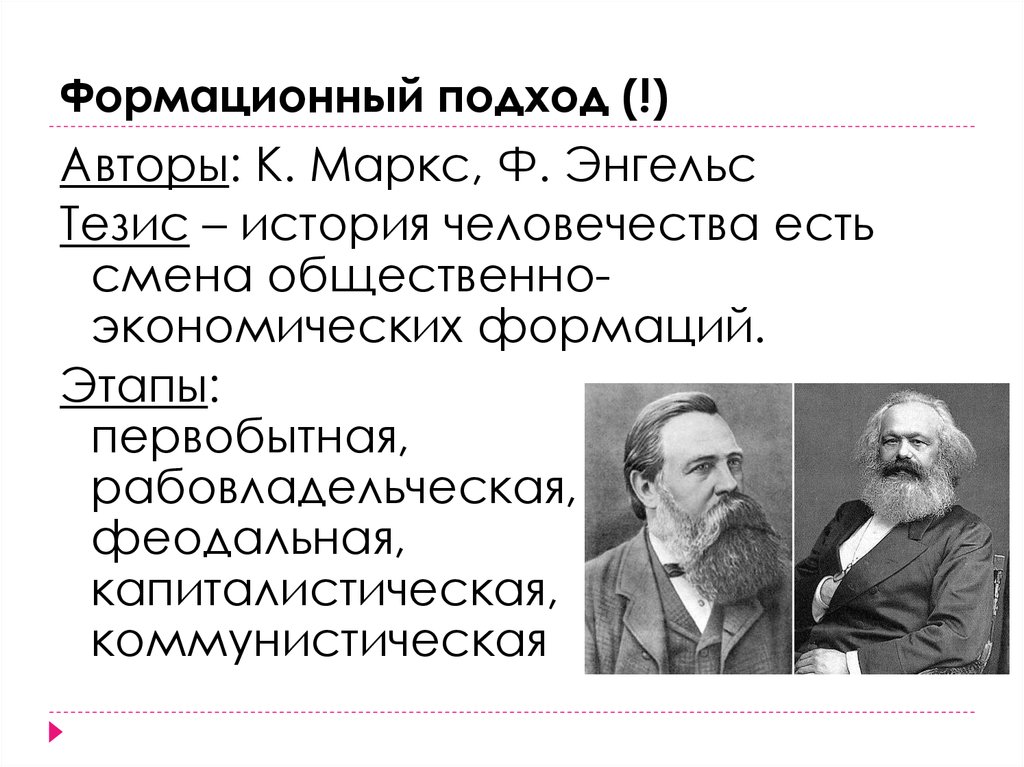 С точки зрения цивилизационного подхода. Формационный подход Маркса и Энгельса. Формационный подход. Автор формационного подхода. Формационный подход формации.