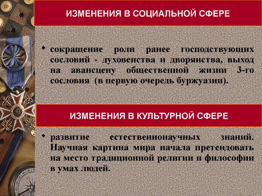 Перемены в жизни сословий. Буржуазия и дворянство различия. Социальные изменения в эпоху нового времени. Изменения в социальной сфере нового времени. Изменение в соц сфере буржуазии.