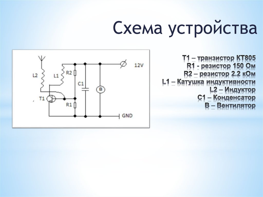 Кт на схеме