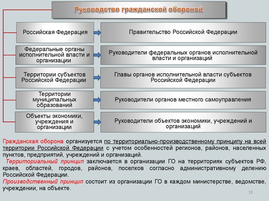 Основные принципы направления. Система гражданской обороны и основные направления ее деятельности. Принципы организации гражданской обороны РФ. Принцип организации го. Гражданские организации го.