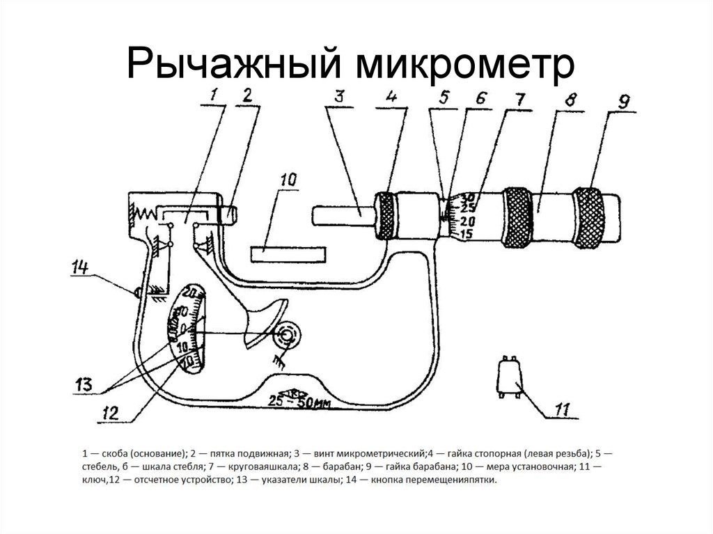 Индикаторная скоба чертеж