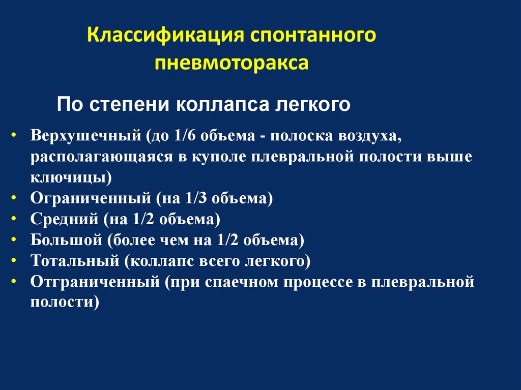 Коллапс легкого это. Спонтанный пневмоторакс классификация. Пневмоторакс степень тяжести. Пневмоторакс классификация. Классификацияпневмоторокса.