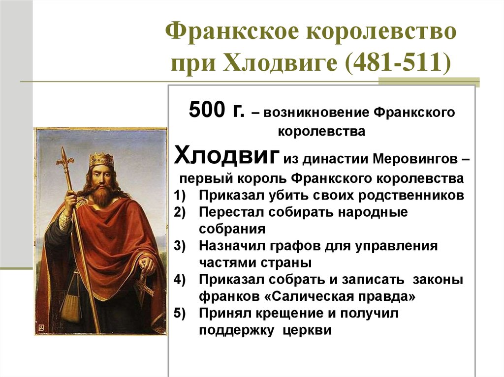 Создание франкской империи. Королевство франков в правление Хлодвига. Образование королевства франков Хлодвиг i. Хлодвиг Династия. Франкское государство Хлодвиг.