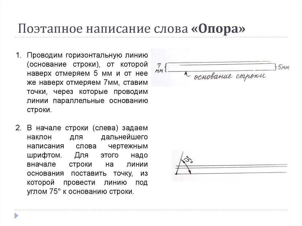 С опорой на текст. Поэтапное написание слова опора. Текст опоры это. Основание строки это. Опора написанное чертёжным шрифтом опора.