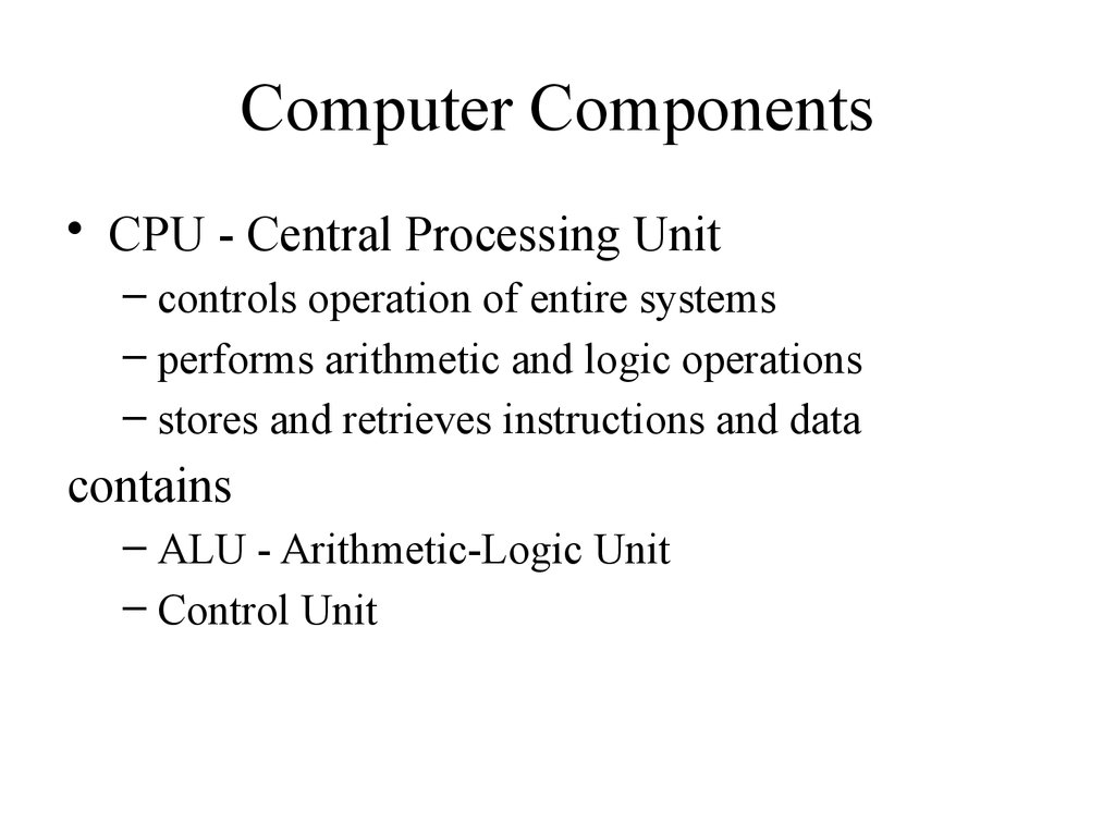 Computer components