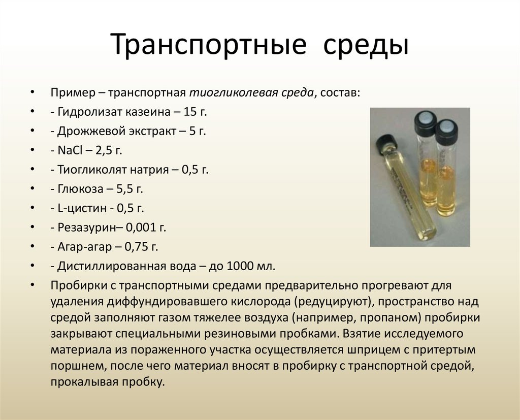 Среды использования. Транспортные питательные среды пример. Тиогликолевая среда. Транспортные питательные среды микробиология. Состав транспортной среды.