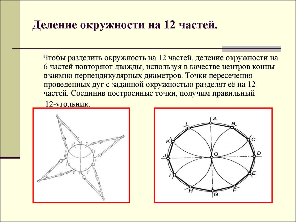 Окружность на чертежах