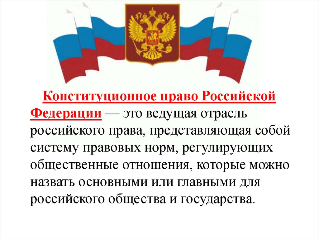 Конституционное право рф презентация 10 класс