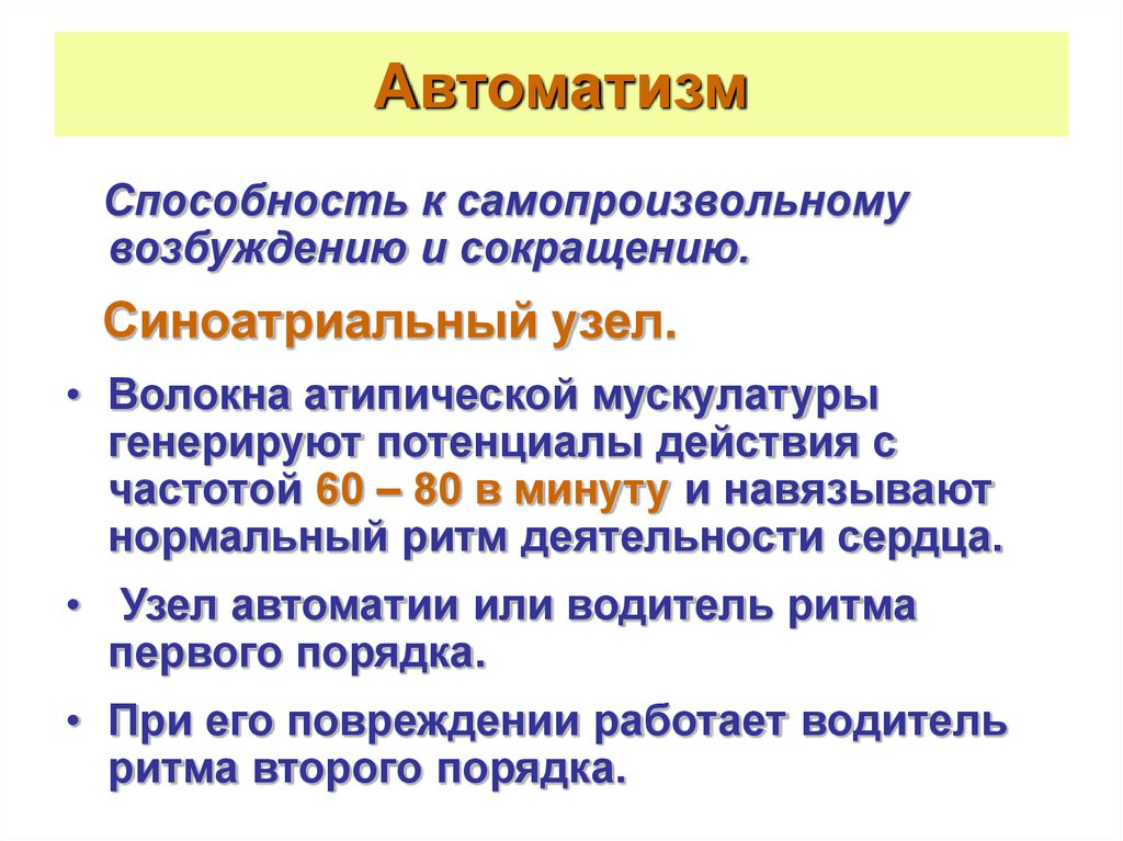 Автоматизм это. Автоматизм. Автоматизм физиология. Автоматизм это анатомия. Автоматизм сердца.