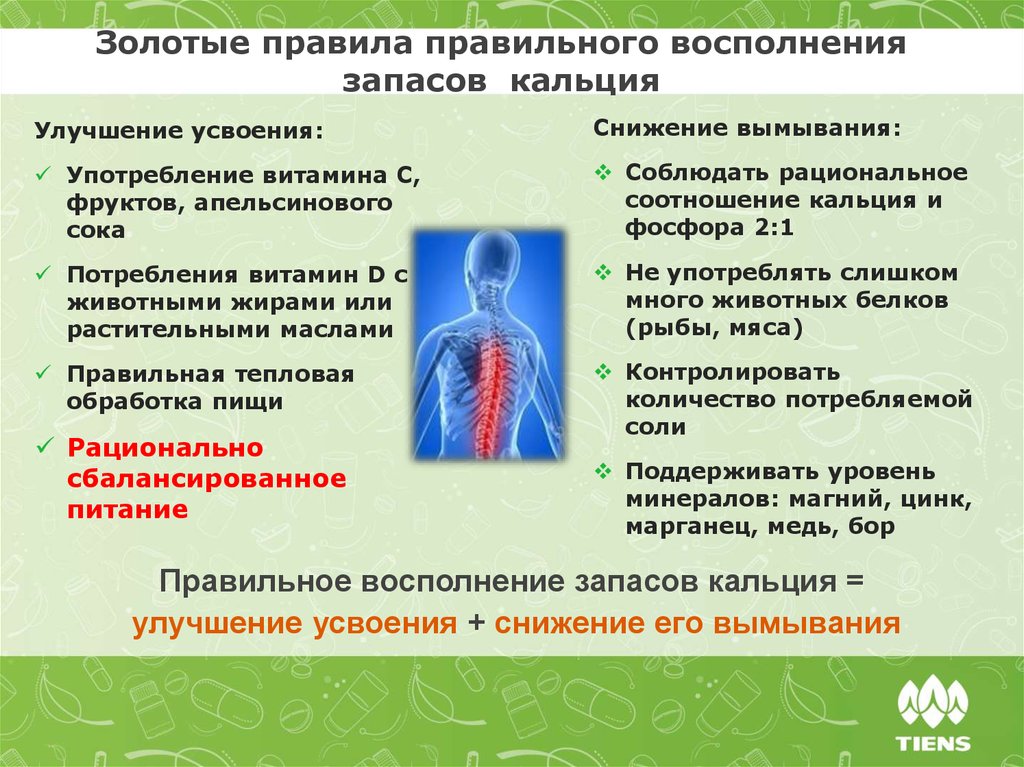 Золотые правила правильного восполнения запасов кальция