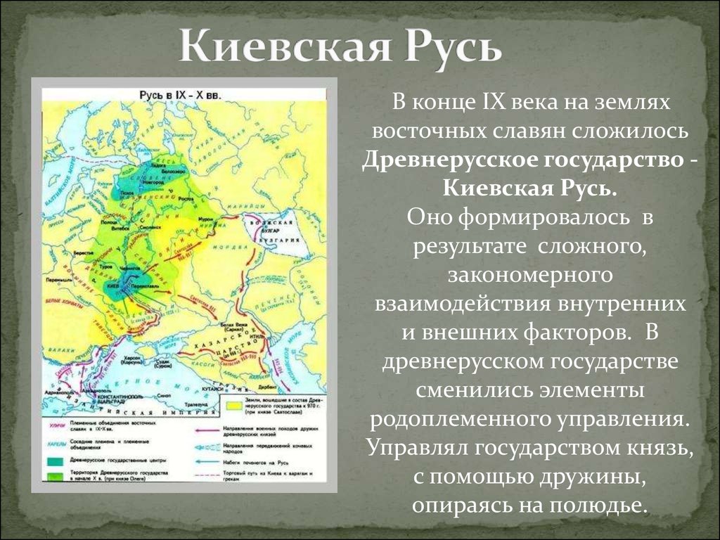 Киевская русь государственность