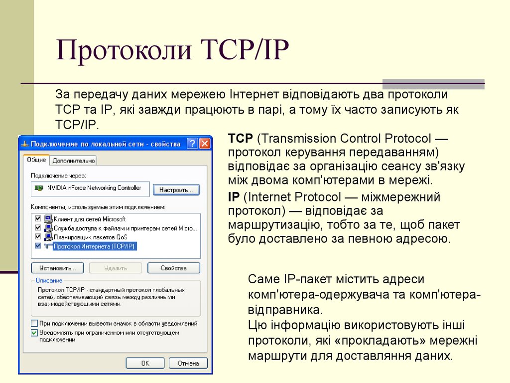 Протоколи TCP/IP
