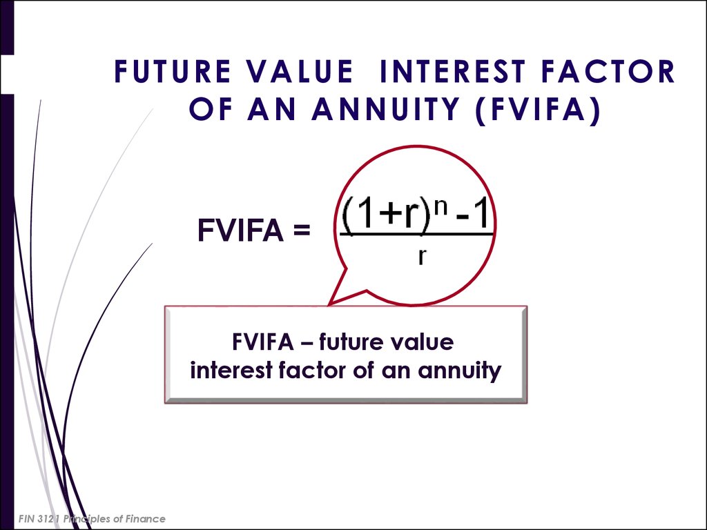 Future value