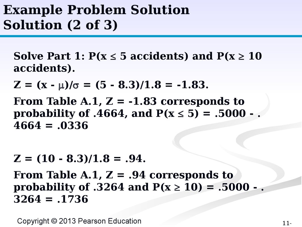 Probabilistic Models Chapter 11 Online Presentation