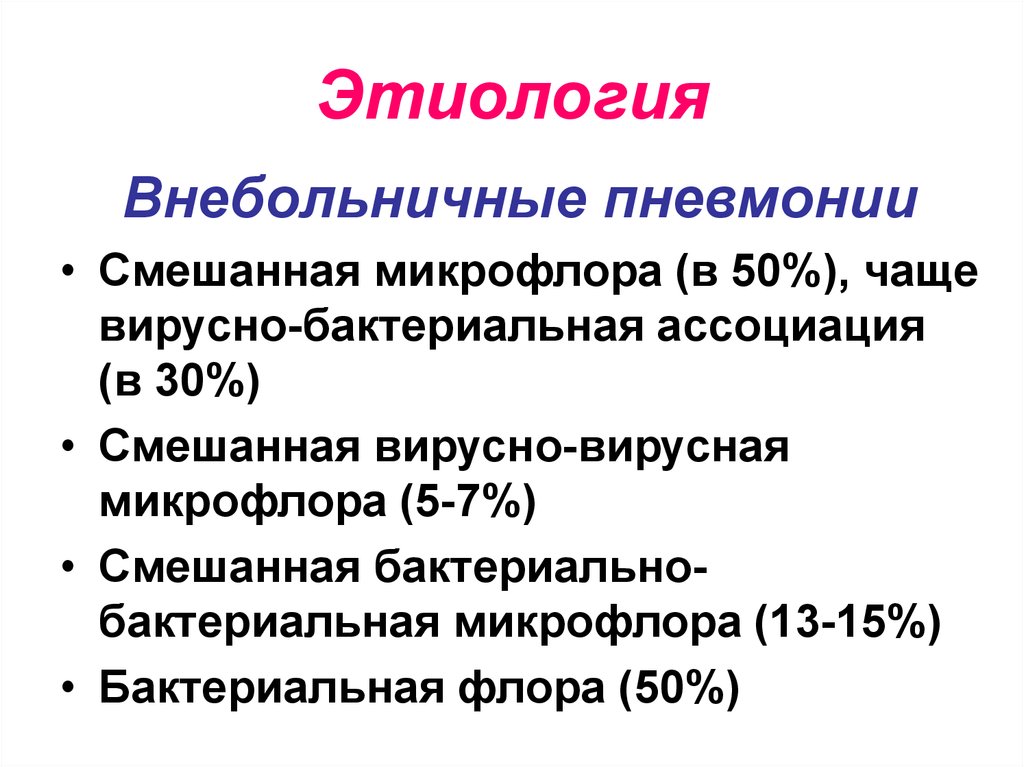 Микрофлора смешанная. Этиология внебольничной пневмонии. Очаговая пневмония этиология. Этиология внебольничной пневмонии у детей. Внегоспитальная пневмония этиология.