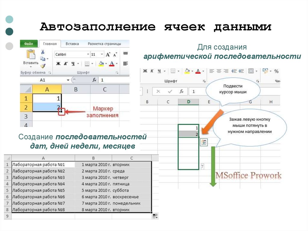 How excel. Автоматическое заполнение ячеек в excel. Автозаполнение в excel 2010. Как заполнить ячейки в excel по порядку. Автоматическое заполнение в excel.