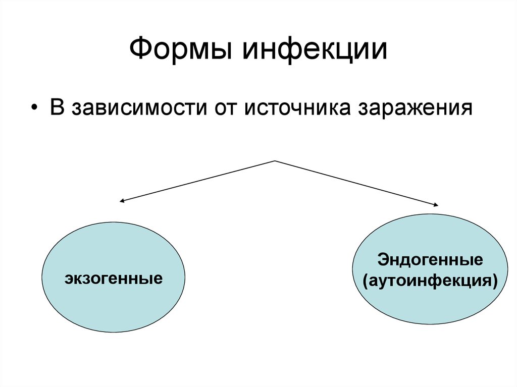 Формы инфекции тест