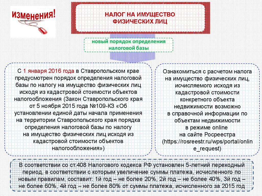 Как определяется налоговая база налога на имущество