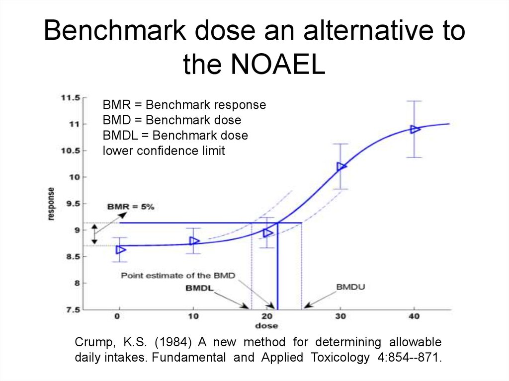 Benchmark dose an alternative to the NOAEL