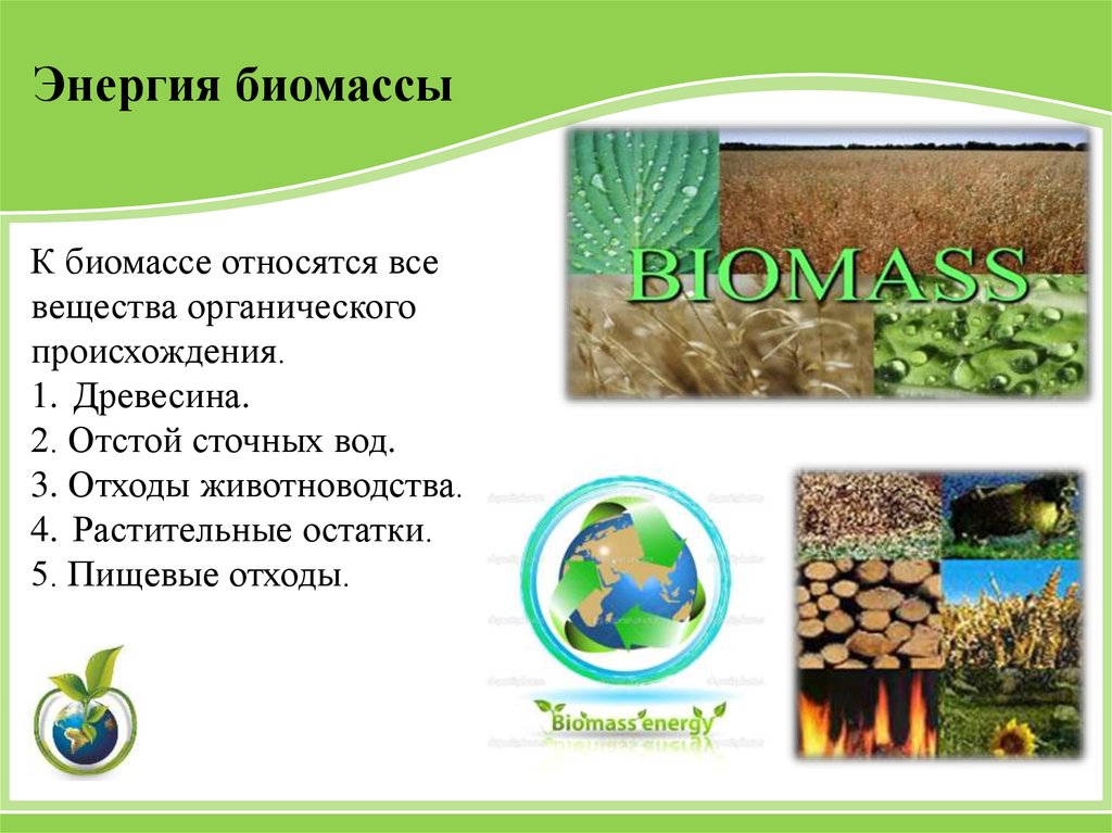 Остатки растительного происхождения. Энергия биомассы. Биомасса источник энергии. Биомасса альтернативная Энергетика. Энергия биомассы презентация.