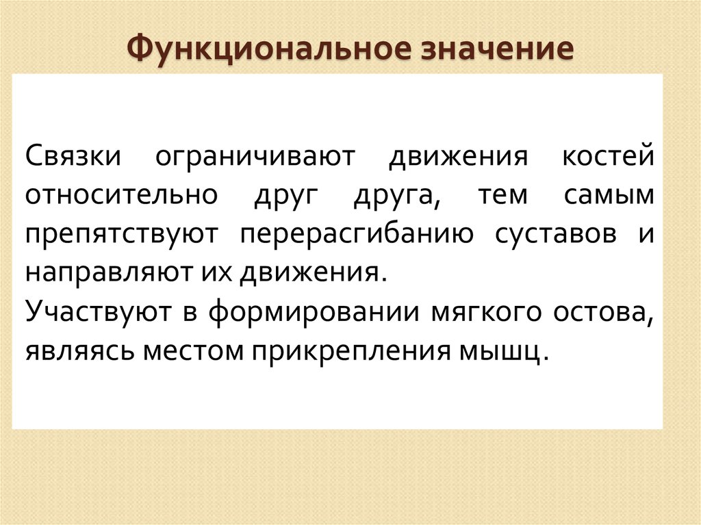 Функционировать значение