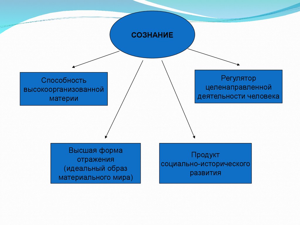 Высшая форма деятельности. Регуляторы сознательной человеческой деятельности. Сознание высокоорганизованная материя. Способности сознания. Высшая форма материи.