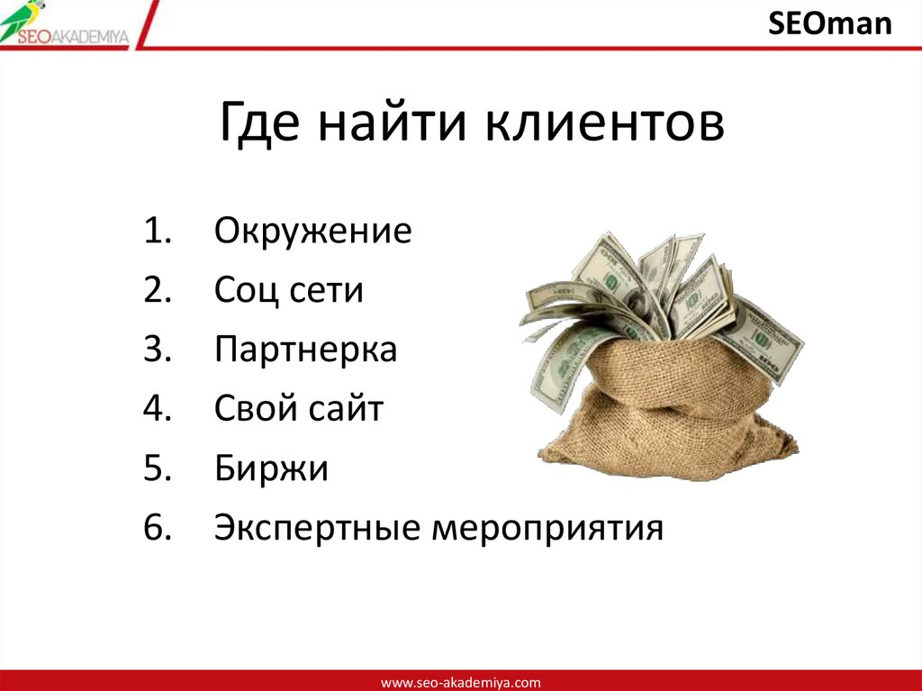 Где найти клиентов