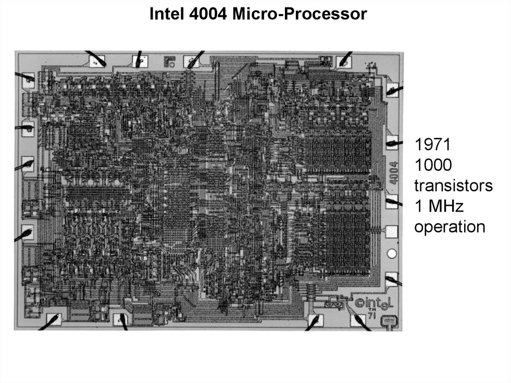 Схема процессора intel 4004