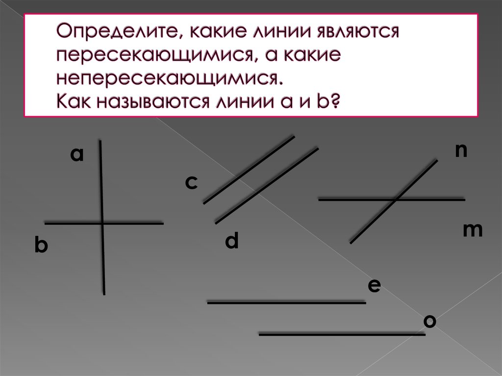 Линия является. Линии которые пересекаются. Какие прямые называются скрещивающимися. Непересекающиеся линии. Линии которые не пересекаются.