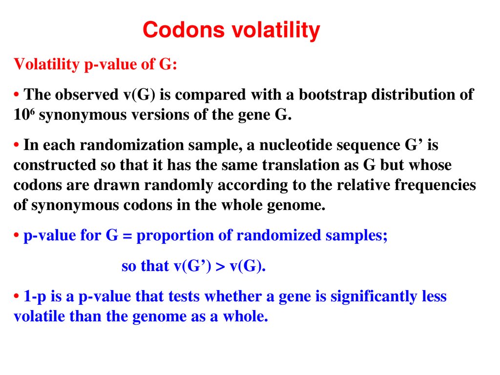 Genetic Code Online Presentation