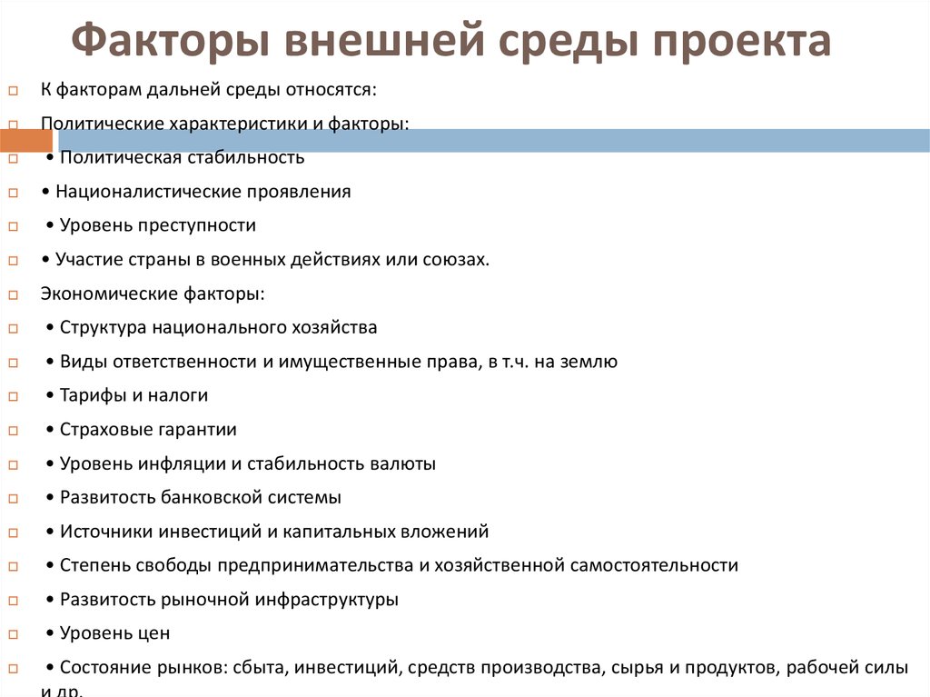 Окружение проекта это тест с ответами