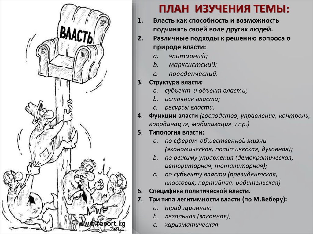 Способность подчинять своей воле. Подходы к решению вопроса власти. Подходы к решению о природе власти. План по теме власть. Подходы к вопросу о природе власти.