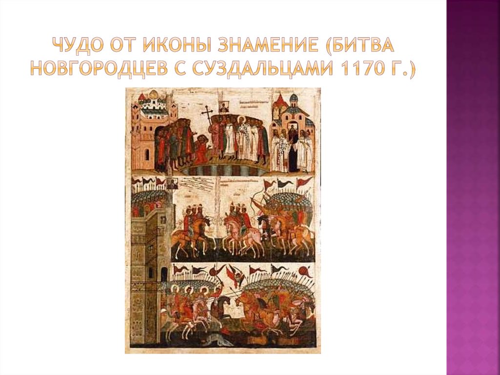 Чудо от иконы Знамение (Битва новгородцев с суздальцами 1170 г.)