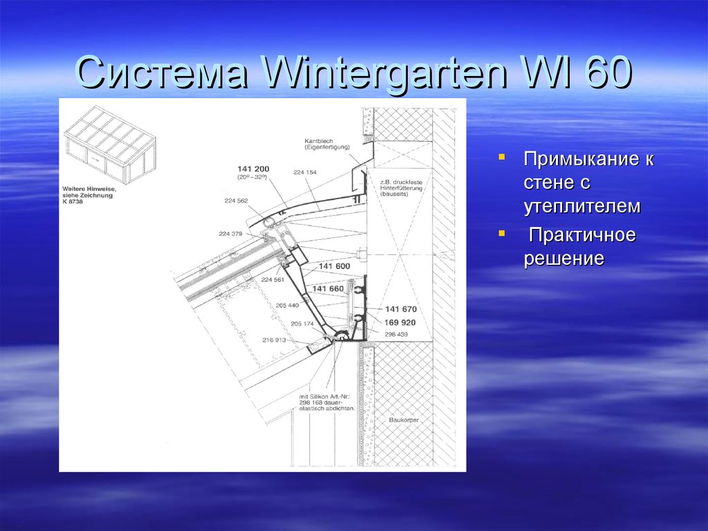 Система Wintergarten WI 60