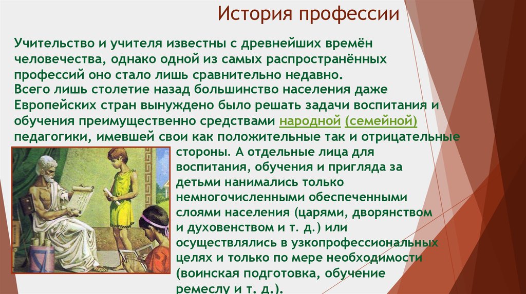 Возникновение профессии. История профессии учитель. История происхождения профессии. История появления профессии учитель. История появления профессии учитель кратко.