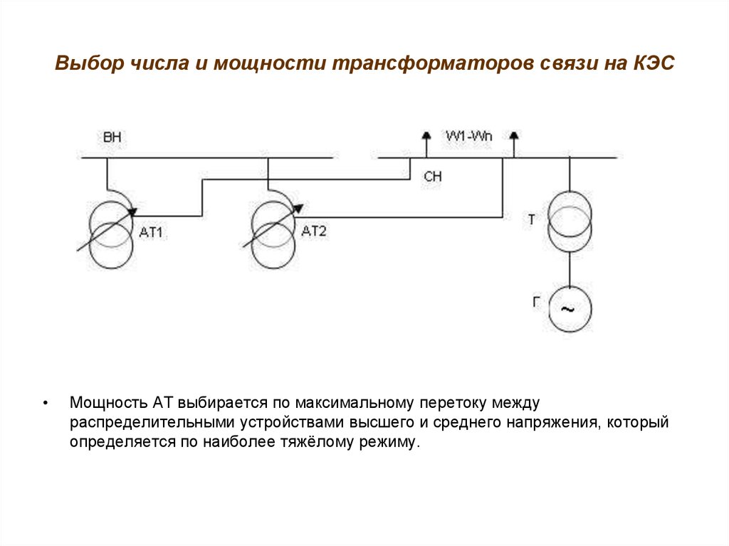 Электрическая схема кэс