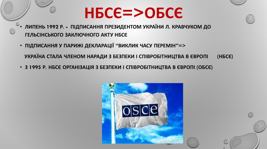 Реферат: Україна в міжнародних організаціях