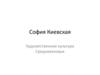 София киевская. Художественная культура средневековья